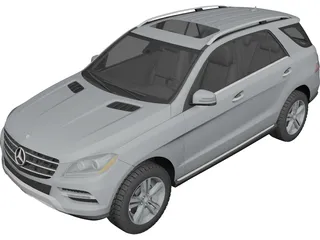 Mercedes-Benz ML 350 (2012) 3D Model