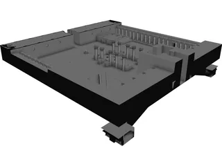 Temple of Karnak Rebuilt 3D Model