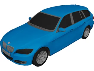 BMW 330i Touring (2011) 3D Model