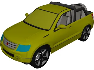 Suzuki Grand Vitara Convertible 3D Model