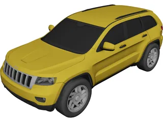 Jeep Grand Cherokee (2012) 3D Model