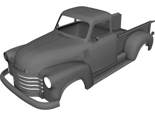 Chevrolet Pickup Body 3D Model