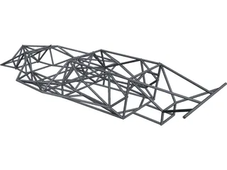 Porsche 917 Frame CAD 3D Model