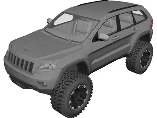 Jeep Grand Cherokee Off-Road Edition (2012) 3D Model