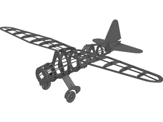 Westland Lysander 3D Model