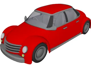 Sedan Concept 3D Model 3D Preview
