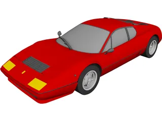 Ferrari 512BB Berlinetta Boxer 3D Model