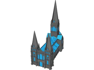 St. Pauls Cathedral 3D Model 3D Preview