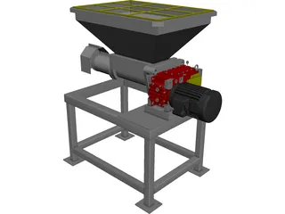Meat Grinder with Stand 3D Model
