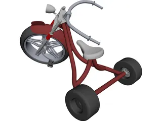 Kids Trike 3D Model