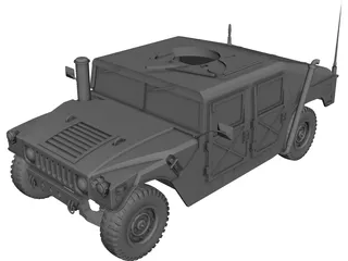 Hummer HMMWV CAD 3D Model