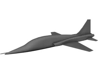 Northrop T-38 Talon 3D Model