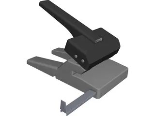 Leitz Hole Puncher CAD 3D Model