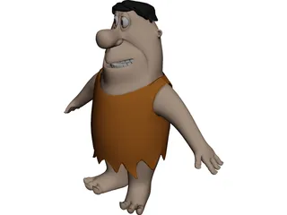Fred Flintstone 3D Model