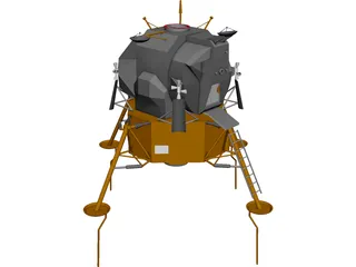 Apollo Lunar Module LEM 3D Model 3D Preview