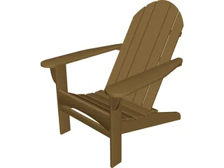 Chair Adirondak 3D Model