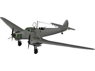 Focke-Wulf Fw 58B 3D Model