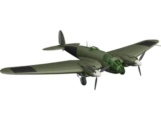 Heinkel He 111 H 3D Model