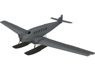 Junkers Ju G 24 3D Model 3D Preview