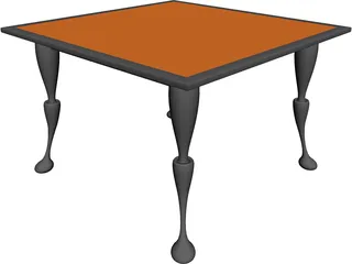 Table Small 3D Model