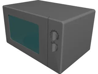 Microwave 3D Model