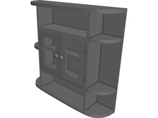 Bathroom Cabinet 3D Model