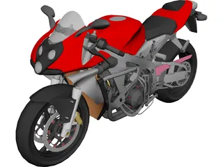 Honda CBR600 Street 3D Model