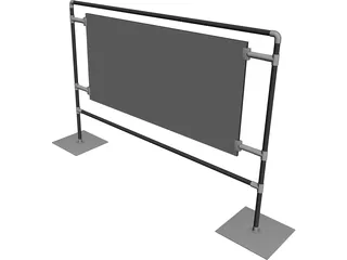 Graphics Display Panel 3D Model