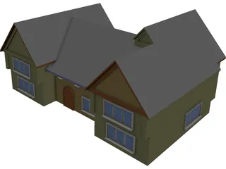 House Country English 3D Model