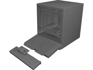 Dishwasher 3D Model