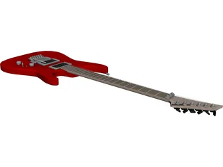 Guitar Electric Jackson DXMG 3D Model