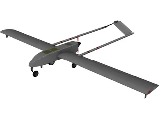US Army Tactical Unmanned Aerial Vehicle (TUAV) 3D Model 3D Preview