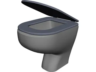 Toilet WC 3D Model