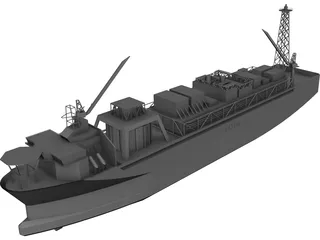 Norne Floating Production and Storage [FPSO] 3D Model