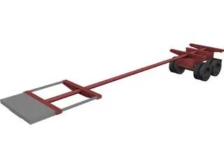 Trailer Groto Extendable (1976) 3D Model