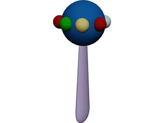 Baby Rattle 3D Model