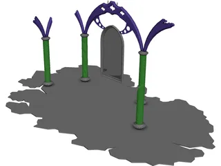 Archway Cemetery 3D Model