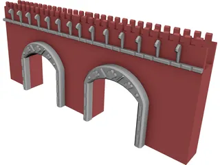 Archway Twin 3D Model 3D Preview