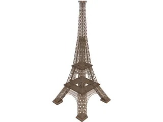 Eiffel Tower 3D Model