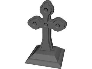 Gothic Grave 3D Model