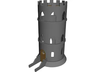 Tower Prison 3D Model