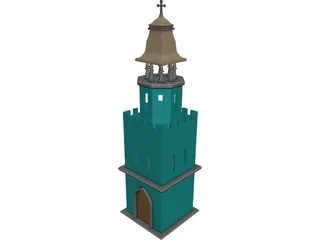 Tower Christian 3D Model