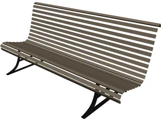 Bench 3D Model