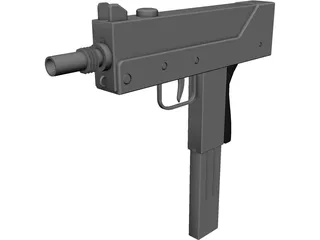 Ingram M10 3D Model