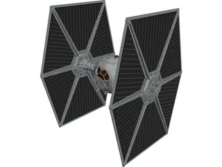 Star Wars Imperial TIE Fighter 3D Model