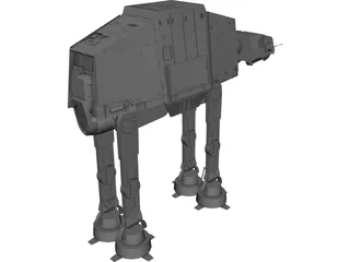 Star Wars Imperial AT-AT 3D Model