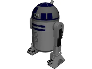 Star Wars R2-D2 R2-Unit 3D Model 3D Preview