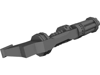 Gun 3D Model 3D Preview
