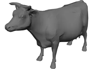Bull Udder 3D Model