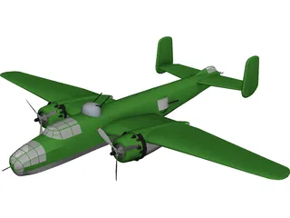 B-52 Bomber 3D Model